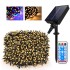 Solar Led String Fairy Light 10M 20M 30M 50M 100M Waterproof Garland Large Solar Panel Fast Charge Lamp For Christmas Garden Decor (Emitting)