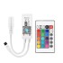 WiFi Mini RGB RGBW LED Controller DC12V With 24Key Remote Control For RGB LED Strip Smart Phone APP Control