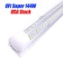 144W T8 LED Tube Integrated LEDs Tubes Light V Shaped Replace Fluorescent Lighting Cooler Door Garage Shop Lights (Emitting)
