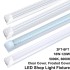 V-Shaped Integrate T8 Linkable LED Shop Light Fixture 2 4 5 6 8 Feet Fluorescent Lamp 120W 8ft 4rows Light Tubes Warehouse Garage Light (Emitting Cold White)