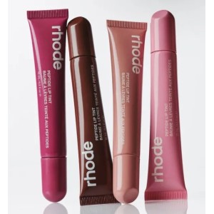 Make up Lip Gloss rhode Toast Espresso Raspberry jelly Ribbon Hailey lipstick Moisturizing Shiny glitter liquid lipstick clear lipgloss beauty Cosmetics 4colors