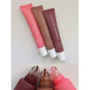 15g Summer Fridays Lip Butter Balm pink sugar vanilla beige Moisturizing Lip Balm for Smooth and Soft Lips
