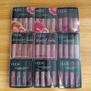 4pcs Matte Liquid Lipstick Lip Gloss Set Rouge A Levre Wholesale Lipgloss Kit Long Lasting (PINK EDITION)