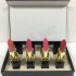 Hot Makeup Professional Lip Makeup Matte lipstick set 4 color Lips cosmetic black tube 4pcs/kit high quality (Mixed Color)