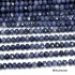 Loose Gemstones Natural Sapphire 3 3.8mm Faceted Rondelle Beads Shinny Stone For Jewelry Making DIY Bracelet Necklace Strand Mikubeads Loose Gemstones Natural Sapphire 3 3.8mm Faceted Rondelle Beads Shinny Stone For Jewelry Making DIY Bracelet Necklace Strand Mikubeads