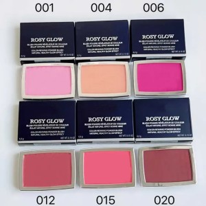 Top Quality Multi-purpose Blush Palette Natural Cheek Eye Makeup Healthy Glow Effect Powder Blush Rosy Glow Face Makeup (As picture)