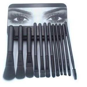 Buyers' PicksMakeup Brushes 12pcs powder Eye Shadow Professional cosmetic Brush Set Instock (Handle As show)