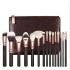 High quality Makeup Brush 15PCS/Set Brush With PU Bag Professional Brush For Powder Foundation Blush Eyeshadow (Handle As picture)