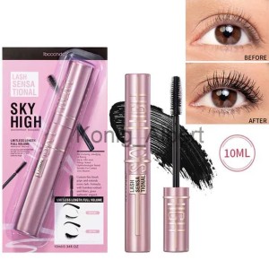 Mascara Sky High Mascara Voluptuous Volume Intense Length Feathery Soft Full Lashes No Flaking No Smudging No Clumping Black x0807 (black)