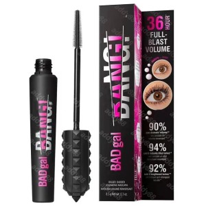 Brand Makeup waterproof mascara dense Curly Slim Thick Mascara Quick-dry Long Lasting Black Eyelashes Primer (Black)