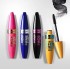 3D Fiber Rimel Mascara Waterproof Curled Thick Eyelashes Extension Natural Length Eyes Mascara Professional Makeup Tool (Mixed Color)