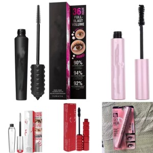 Brand Sublime Loungueur Waterproof Mascara And Lash Black Mascara Double Ended Effect Cruling Natural Thick Tubing Thrive for Length Coloris Eyes Cosmetics (As link)