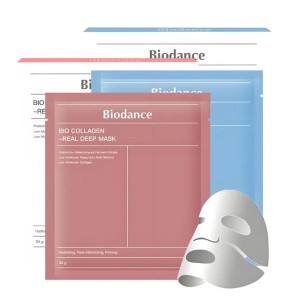 BIODANCE Biological Collagen Protein Real Deep Face Mask Overnight Hydrogel Mask Soothing Moisturizing Nourishing Patch
