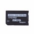 Micro SD to Memory Stick Pro Duo Adapter Compatible MicroSD TF Converter Micro SDHC to MS PRO Duo Memory Stick Reader for Sony PSP 1000 2000 Micro SD to Memory Stick Pro Duo Adapter Compatible MicroSD TF Converter Micro SDHC to MS PRO Duo Memory Stick Reader for Sony PSP 1000 2000