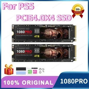 NEW Original 1080 PRO NVME NGFF M2 SSD 1TB 2TB 4TB 2280 PCIe Gen 5.0 Hard Disk Internal Solid State for PlayStation 5 Laptop Ps5