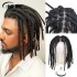 8x10Inch Handmade Dreadlock Full Lace Wig Human Hair Men Toupee #1B Afro Kinky Straight Locs Hair Braided Wig Dreadlocks Wig 250120 (Clear) 8x10Inch Handmade Dreadlock Full Lace Wig Human Hair Men Toupee #1B Afro Kinky Straight Locs Hair Braided Wig Dreadlocks Wig 250120 (Clear)