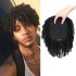 6 Inch Dreadlocks Synthetic Hair Topper Guleless Wig Toupee Headband Gradient Conical Clips in Hairpiece for Men Women 241102