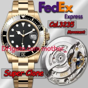 Mens Watches Men Designer Top Supre Quality Clean Factory Automatic Cal.3235 Movement Ceramic Bezel Sapphire Luminous Diving 100M Watch