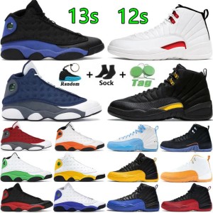 Top Mens Basketball Shoes Jumpman High 12 12s Twist Black Taxi Utility The Master 13 13s Hyper Royal Flint Chicago University Gold Men Women Sports Sneakers Trainers (Size Size Guide)