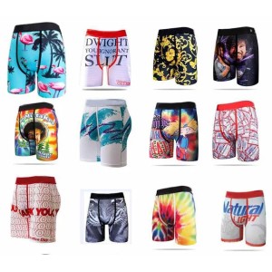 Random styles underwear Men unisex boxers pattern (Random styles)