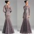 Mermaid Mother Of The Bride Dresses Jewel Neck Lace Appliques Beaded Illusion Long Sleeves Plus Size Evening Dress Wedding Party Gowns (Size Size Guide) Mermaid Mother Of The Bride Dresses Jewel Neck Lace Appliques Beaded Illusion Long Sleeves Plus Size Evening Dress Wedding Party Gowns (Size Size Guide)