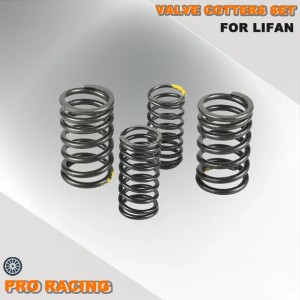 Motorcycle Intake Exhaust Valve Comp Springs Cotter Seal Assy For Lifan LF125 140 150cc Horizontal Engine Dirt Pit Bike ATV