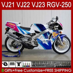 Body For SUZUKI RGV-250 RGVT RGV 250CC 250 CC 1990 1991 1992 1993 94 95 96 20HC.190 factory blue RGV250 SAPC VJ22 RVG250 Panel RGVT-250 90 91 92 93 1994 1995 1996 Fairing