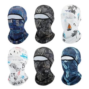 Motorcycle Face Mask Ice Silk Anti-UV Full face Cover Summer Cycling Mask Balaclavas Hat Quick Dry Neck Gaiter for Outdoor Sport