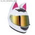 Motorcycle Helmets Women Motorcycle Helmet Outdoor Riding Motorcycle Cat Ear Women Motorcycle Helmet DOT Approved Removable Full Face Helmet J241127