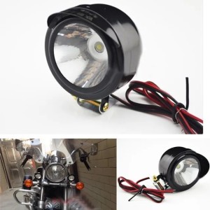 12V-80V motorcycle Bike headlight Super bright spot light Electric light LED lights car reversing light motorcycle modification lamp 5W (Emitting White)