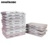 Nail Files 50pcs Professional Nail File 80100180240 Grey Manicure Buffer Block Mix Style Emery Board Pedicure Sanding Nail Salon Tools 231123