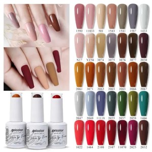 Arte Clavo HEMA TPO FREE Gel Nail Polish Jelly 15ml LED Nail Gel Hybrid Varnish Matt Top Base Coat Nail Art Gellak Primer S251010 (1361_Color)