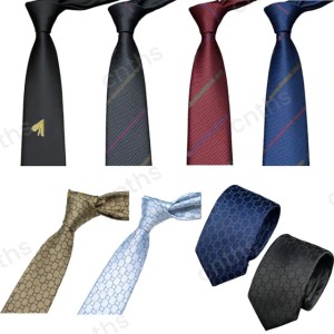 New Mens Ties fashion Silk Tie 100% Designer Necktie Jacquard Classic Woven Handmade Necktie for Men Wedding Casual and Business NeckTies Withno Box