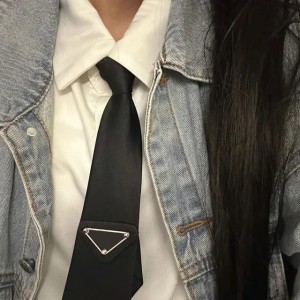 Buyers' PicksMens tie Triangle necktie mens bolo tie luxury designer tie men teenager formal clothes luxury mini ladies leather strap fashion black white neck tie