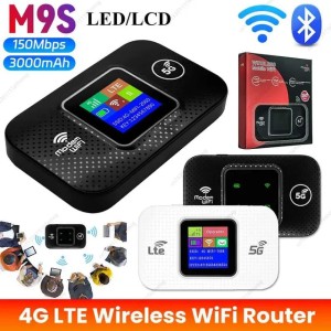 4G LTE Wireless WiFi Router Wireless Internet Router 150Mbps Hotspot Portable WiFi Mobile Hotspot with SIM Card Slot for Travel X250516