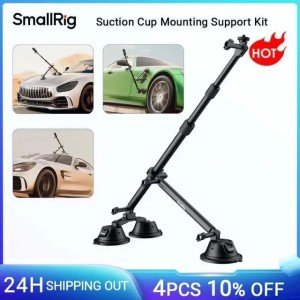 Car Suction Cup Mount Holder Kit, Action Camera GoPro Insta360 for DJI, Vehicle Panoramic Shooting -4380