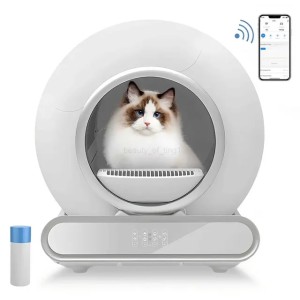 forstam Smart Self-Cleaning Xsecure/Odor Removal/App Control Automatic Cat Litter Box Self Cleaning Boxs zxx240718 f379 (blue)