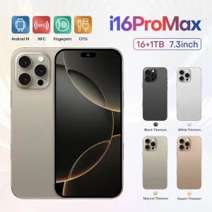 Original 2025 NEW Cellphones i15 i16 Pro Max Mobile Phones 4G 5G 7.3HD Original Smartphone 8000mAh Android 14 Global Version Cell Phone Dual SIM Card
