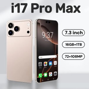 Buyers' Picks2025 Brand i17 Pro Max 16+1TB wireless charging 5G Android smartphone network unlock 7.3 Full HD 72+108MP dual Standby Android System GPS Smartphone