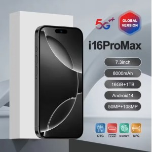 2025 Original Brand Smartphone 16GB+1TB For 7.3 inch i16 Pro Max Full Screen 5G Cell Phone 8000mAh Mobile Phones Global Version