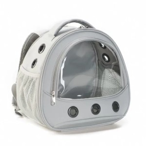Yorkshire small dog outdoor portable bag, small body pet outdoor backpack, transparent folding high appearance cat backpack
