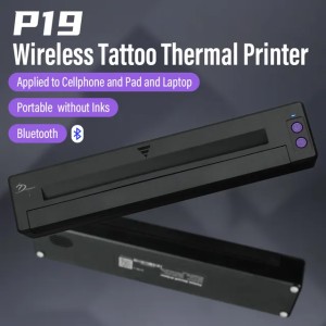 P19 Tattoo Transfer Automatic Fast Printing Wireless Portable Tattoo Stencil Print Suitable for Small Businesses Wireless Supply
