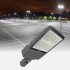 LED Shoebox Light with 130LM/W 60W 80W 100W IP65 Waterproof Photocell Dusk to Dawn LED Parking Lot Light with Slip Fitter 1900K Daylight Outdoor Street Light