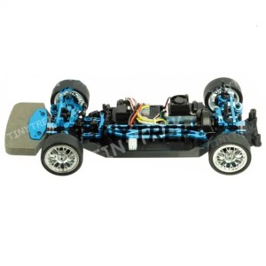 4Pcs Dwe76 Metal Front And Rear Upright Arms Steering Knuckle Set For Tamiya Tt02 Tt-02 1/10 RC Car Upgrade Parts